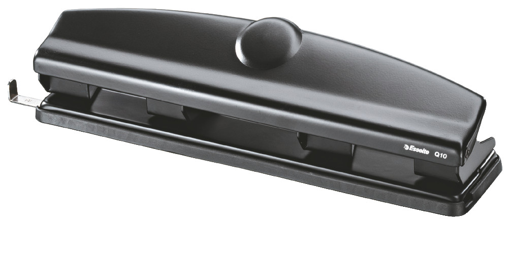 Esselte Perforateur de bureau 4 trous en mtal - 10 feuilles - Noir
