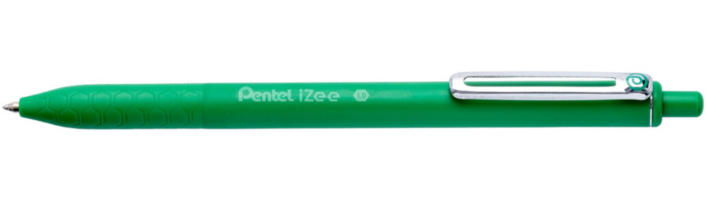 Pentel Izee Stylo bille rtractable Pointe large 1 mm - Vert