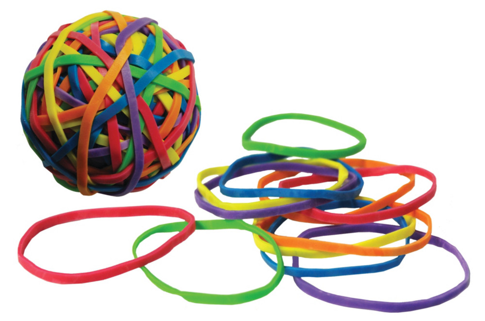 Wonday Elastiques couleur assorties - Boule 70g