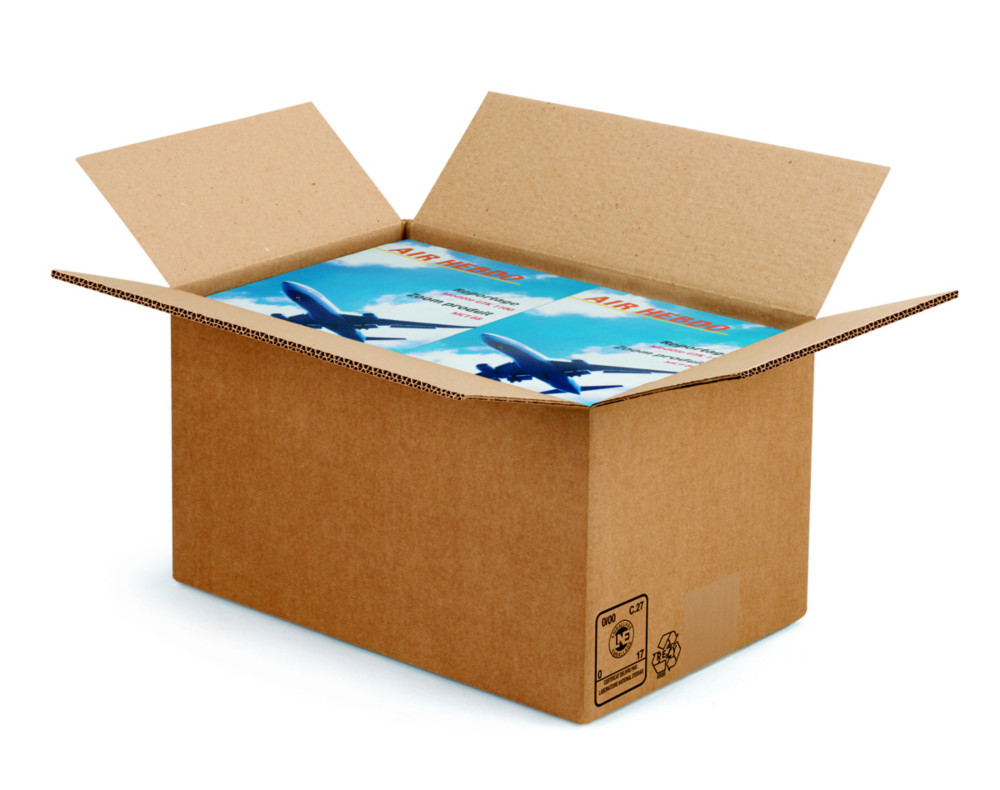 RAJA Caisse amricaine carton double cannelure - L.30 x l.20 x H.17 cm - Kraft brun - Lot de 15