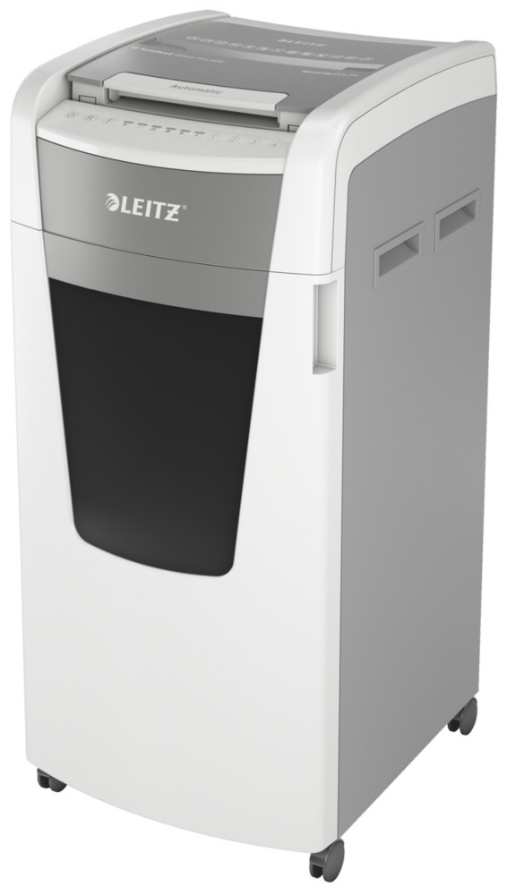 Leitz Destructeur de documents IQ Auto+ Office Pro 600 coupe croise DIN P4 - 600 feuilles - corbeille 110L