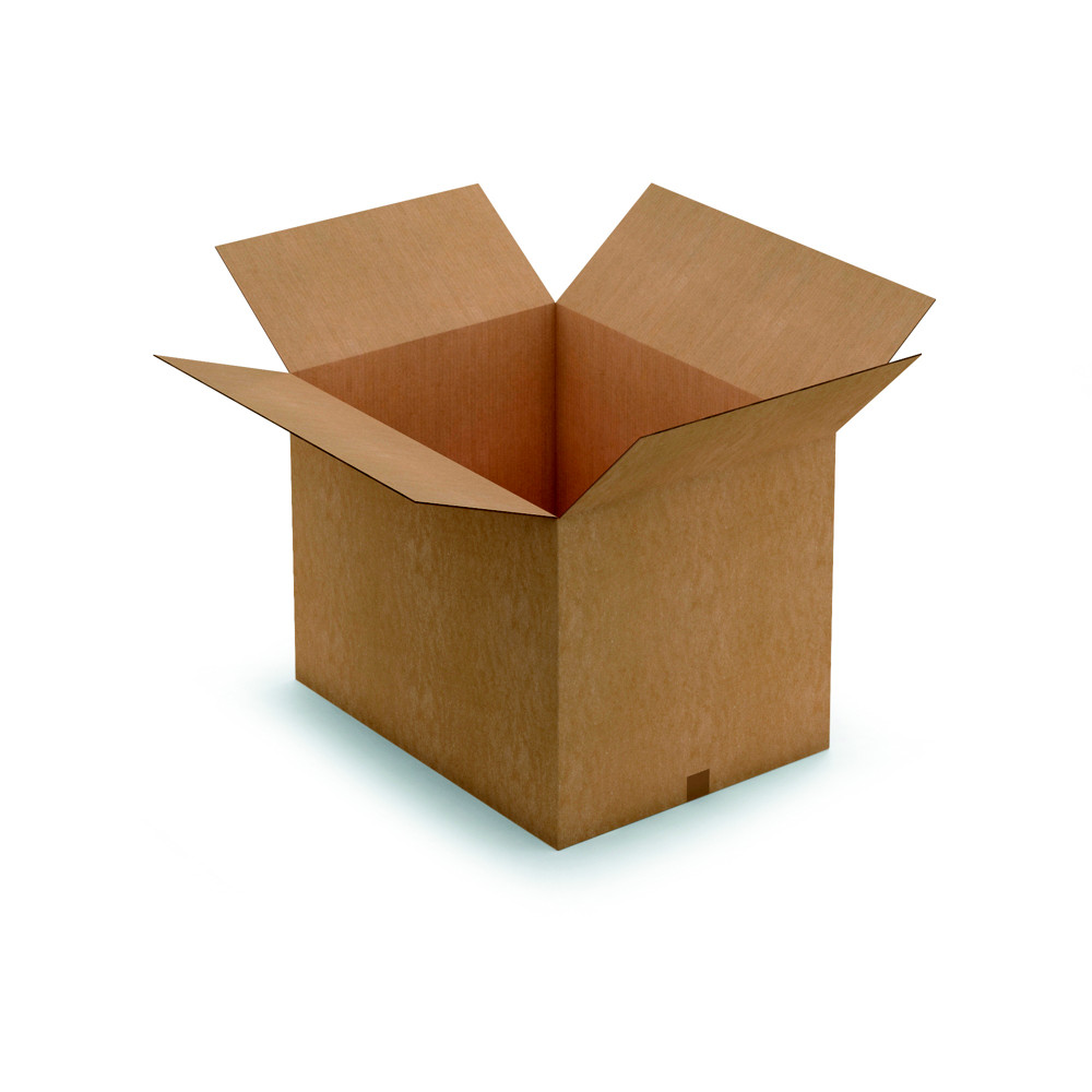 RAJA Caisse amricaine carton double cannelure - L.80 x l.60 x H.60 cm - Kraft brun - Lot de 5