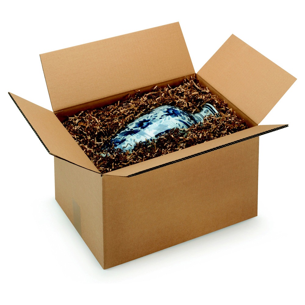 RAJA Caisse amricaine carton double cannelure - L.15 x l.15 x H.15 cm - Kraft brun - Lot de 15