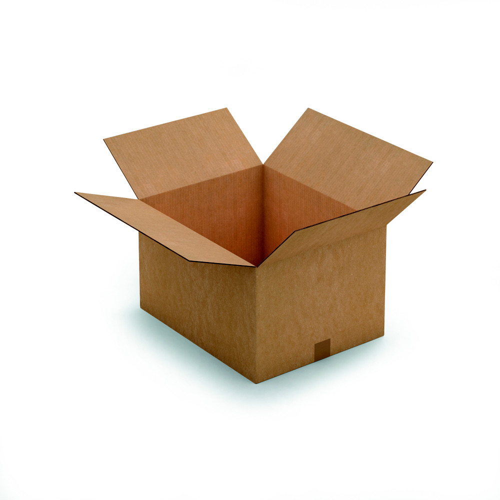 RAJA Caisse amricaine carton simple cannelure - L.30 x l.25 x H.20 cm - Kraft brun - Lot de 25