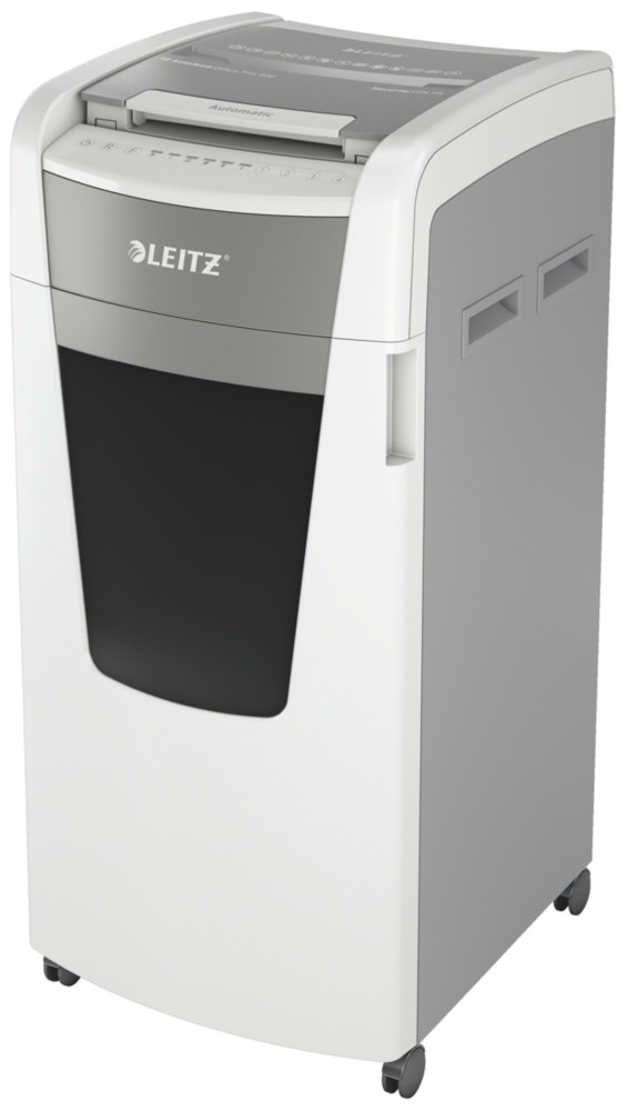Leitz Destructeur de documents IQ Auto+ Office Pro 600 coupe micro DIN P5 - 600 feuilles - corbeille 110L