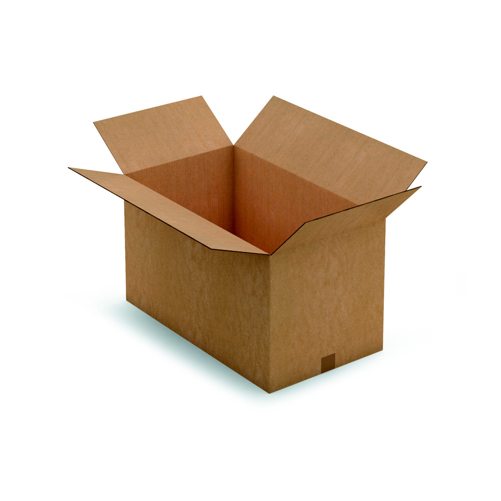 RAJA Caisse amricaine carton double cannelure - L.70 x l.40 x H.40 cm - Kraft brun - Lot de 10