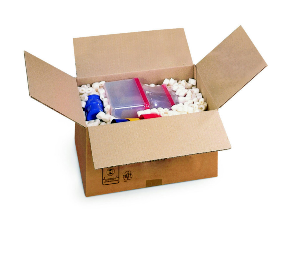 RAJA Caisse amricaine carton simple cannelure - L.23 x l.19 x H.16 cm - Kraft brun - Lot de 25
