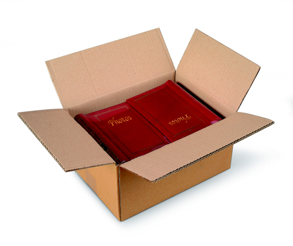 RAJA Caisse amricaine carton double cannelure - L.60 x l.40 x H.40 cm - Kraft brun - Lot de 10