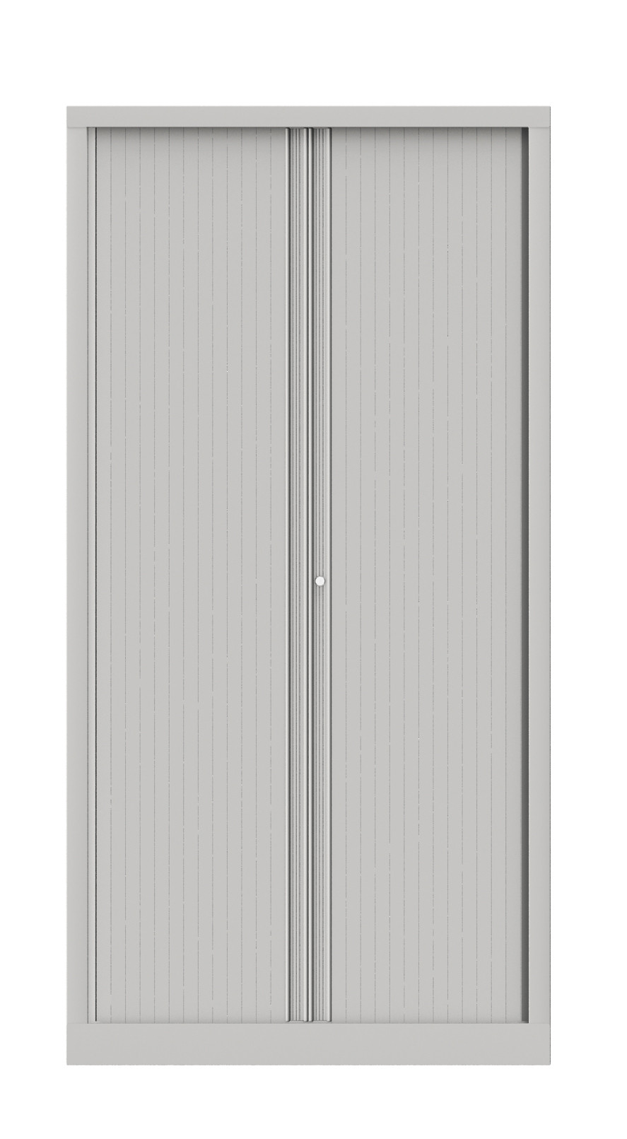 Armoire+à+rideaux+metal+Confort++H.198+x+L.100+cm+-+Corps+Blanc+-+Rideaux+Blanc