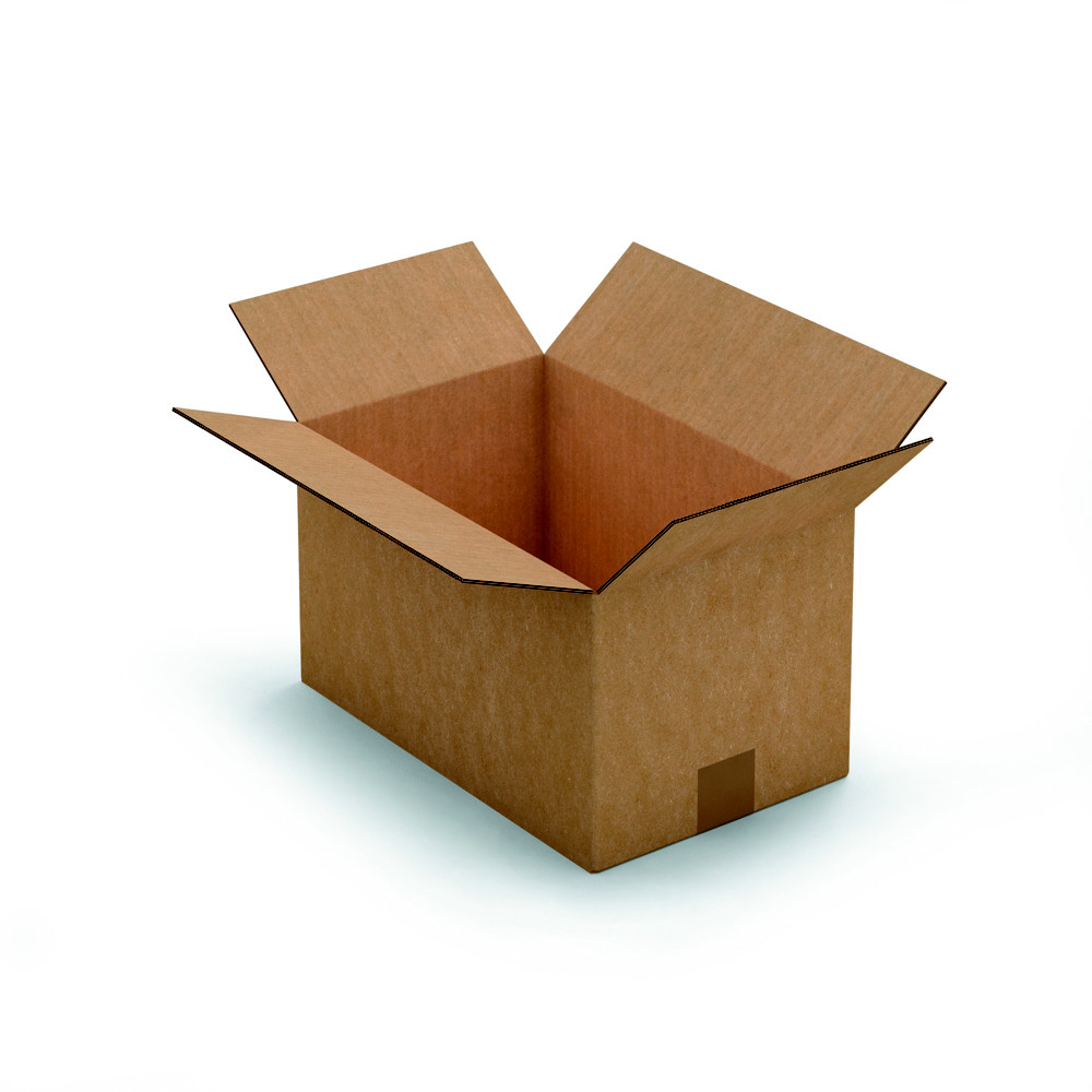 RAJA Caisse amricaine carton double cannelure - L.35 x l.22 x H.20 cm - Kraft brun - Lot de 15