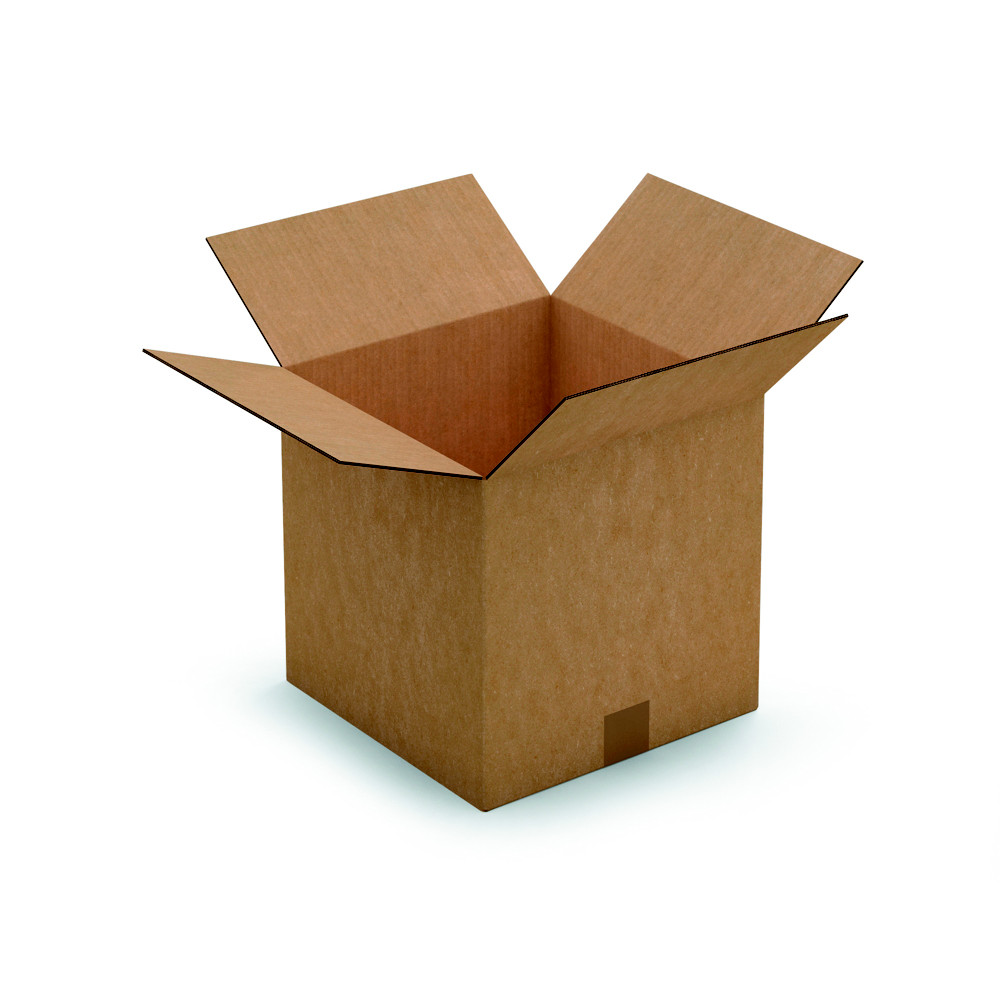 RAJA Caisse amricaine carton double cannelure - L.30 x l.30 x H.30 cm - Kraft brun - Lot de 15