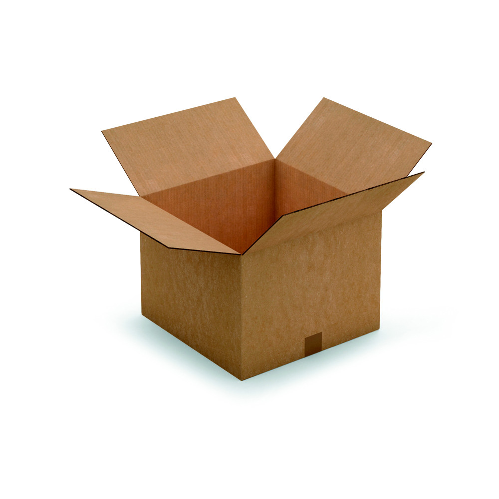 RAJA Caisse amricaine carton double cannelure - L.40 x l.40 x H.30 cm - Kraft brun - Lot de 10