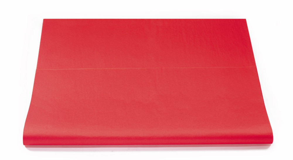 RAJA Papier de soie Rouge l.75 x L.50 cm - Rame de 480 feuilles