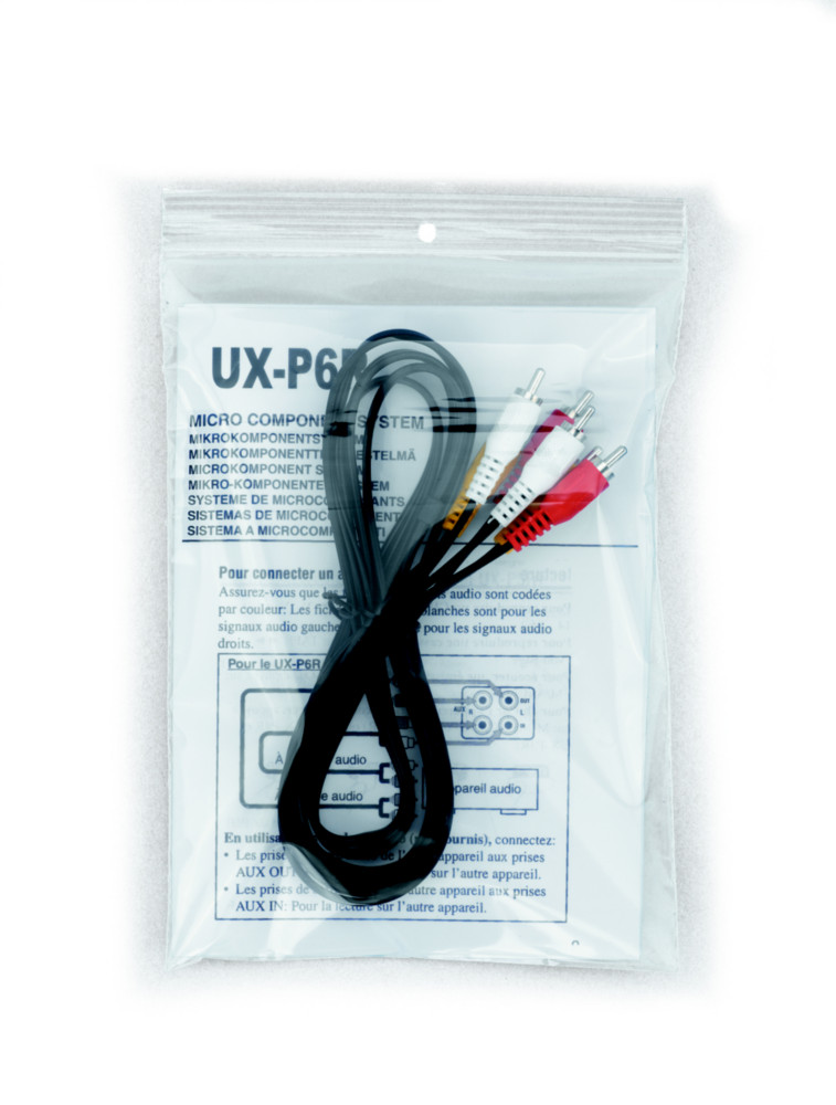 Sachet plastique  fermeture Zip - 16 x 22 cm - Epaisseur 50 microns - Transparent - Carton de 1000