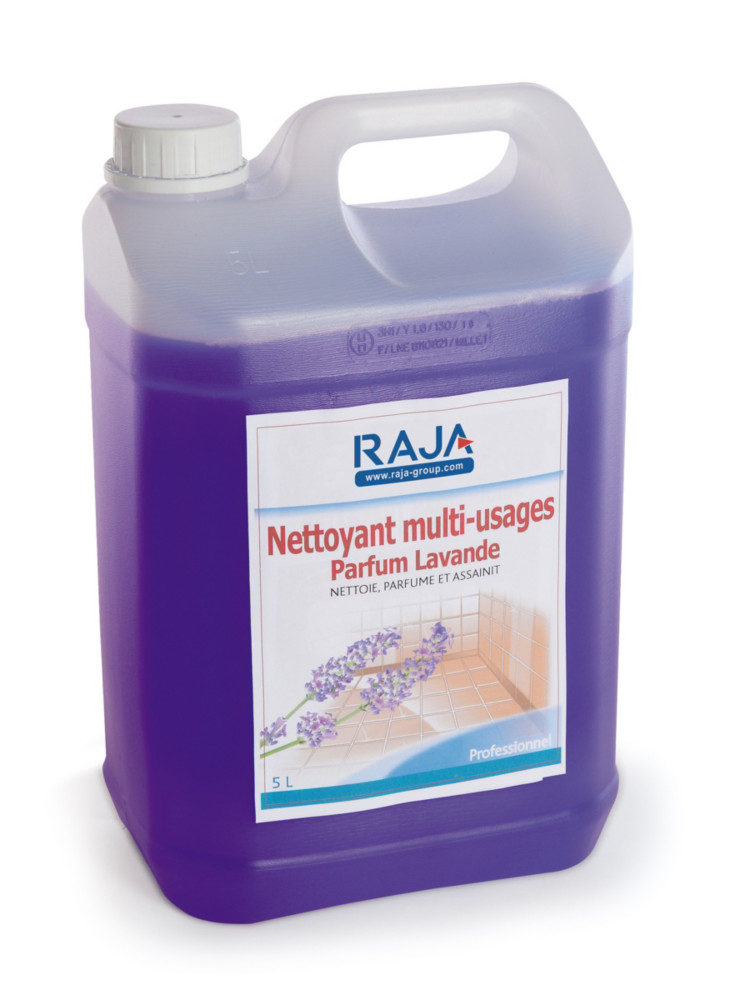 RAJA Nettoyant multi-usages - Lavande - Bidon 5L