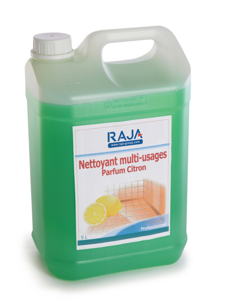 RAJA Nettoyant multi-usages - Citron - Bidon 5L