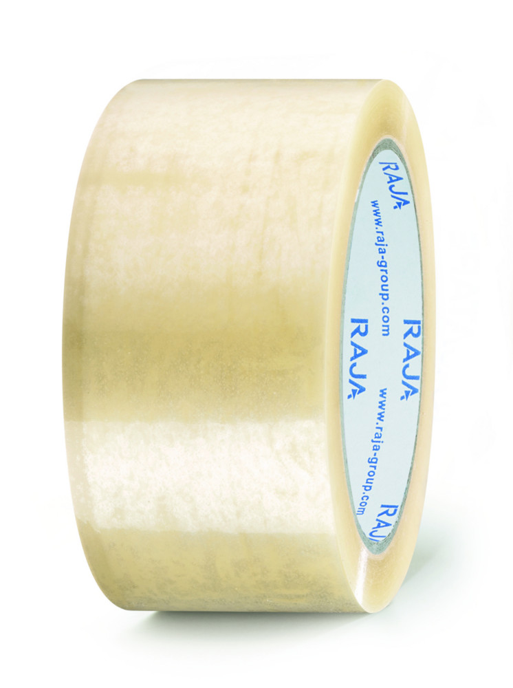 RAJA Ruban adhsif d'emballage standard en polypropylne 28 microns 48 mm x 100 m - Transparent  - lot de 36