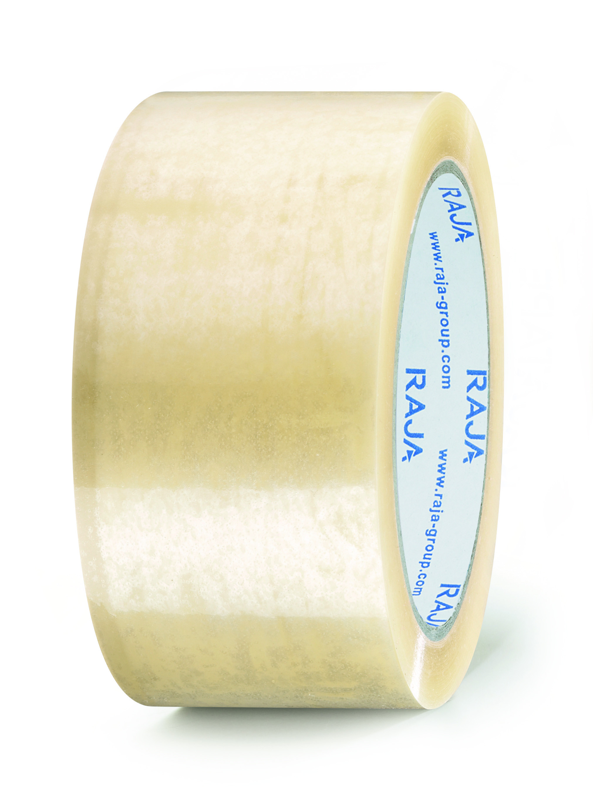 RAJA Ruban adhésif d'emballage standard en polypropylène 28 microns 48 mm x 66 m - Transparent
