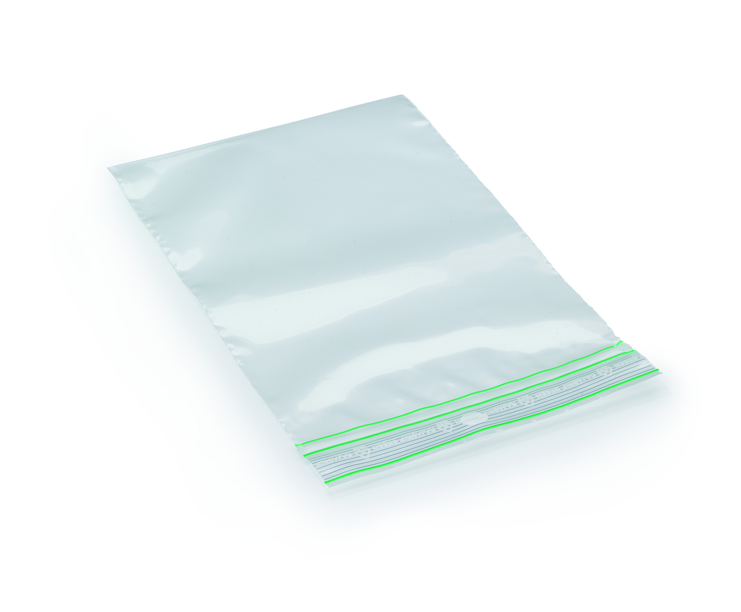 RAJA Sachet plastique recyclé à fermeture Zip - 10 x 15 cm - Epaisseur 60 microns - Transparent - Carton de 1000