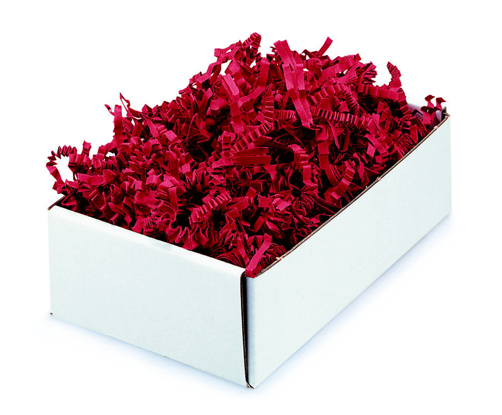 RAJA Frisure papier kraft Rouge particules de calage - Bote de 5 kg