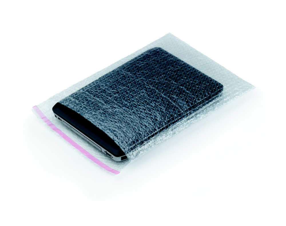 RAJA Sachet bulles avec rabat adhsif repositionnable - 30 x 40 cm - Transparent - Paquet de 150