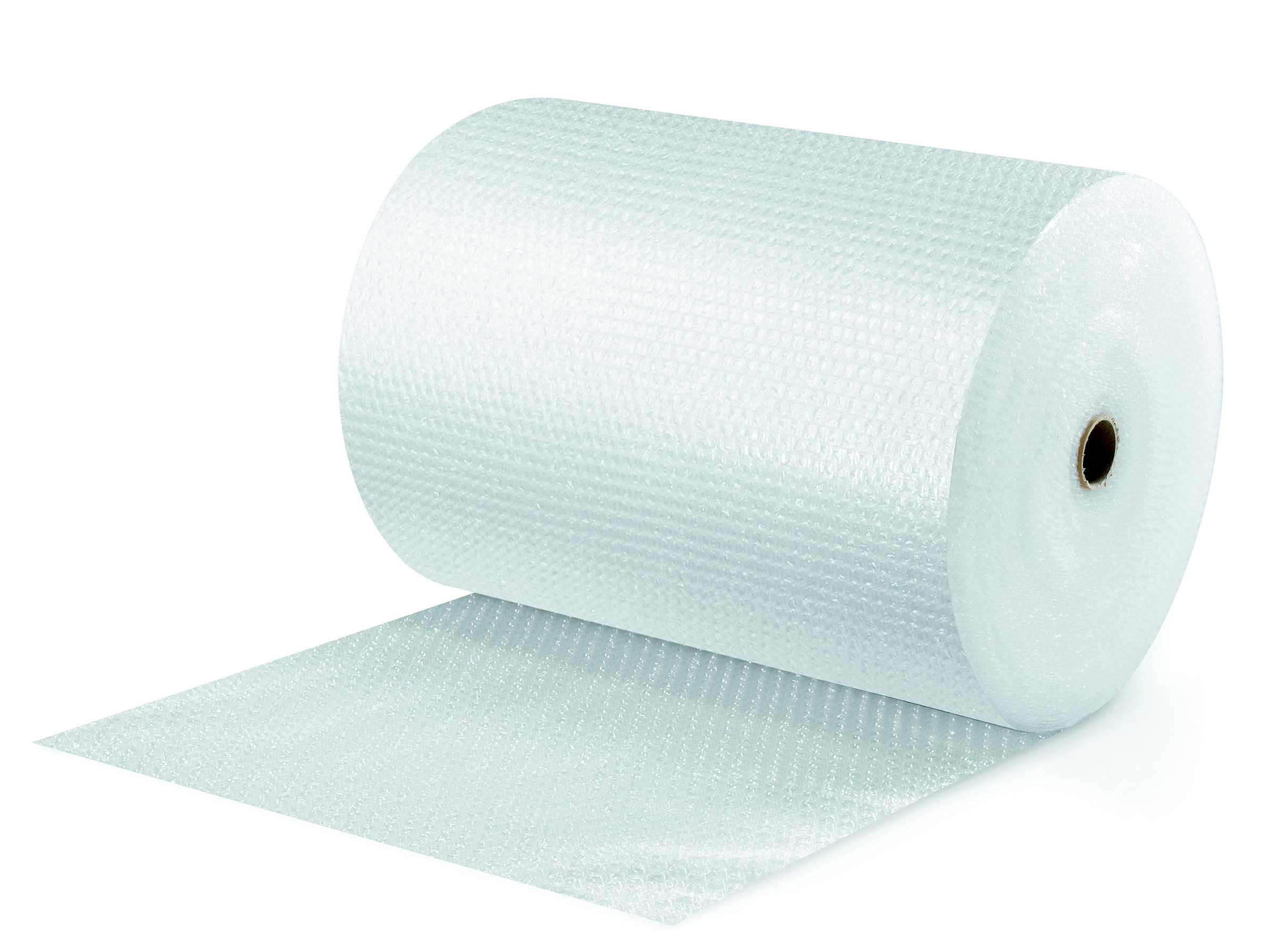RAJA Film de protection à bulles d'air 18 mm - Rouleau l. 50 cm x L. 80 m - Transparent - Lot de 2