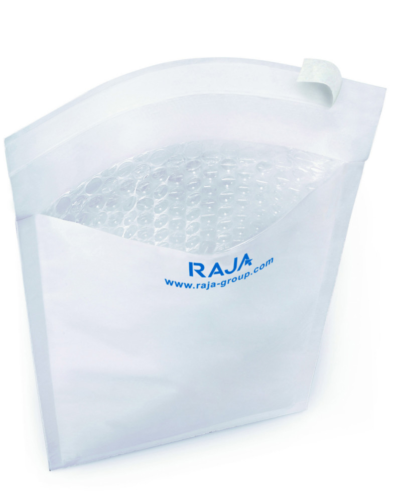 RAJA Pochette matelasse  bulles d'air Eco 100 x 160 mm 75g - Lot de 200