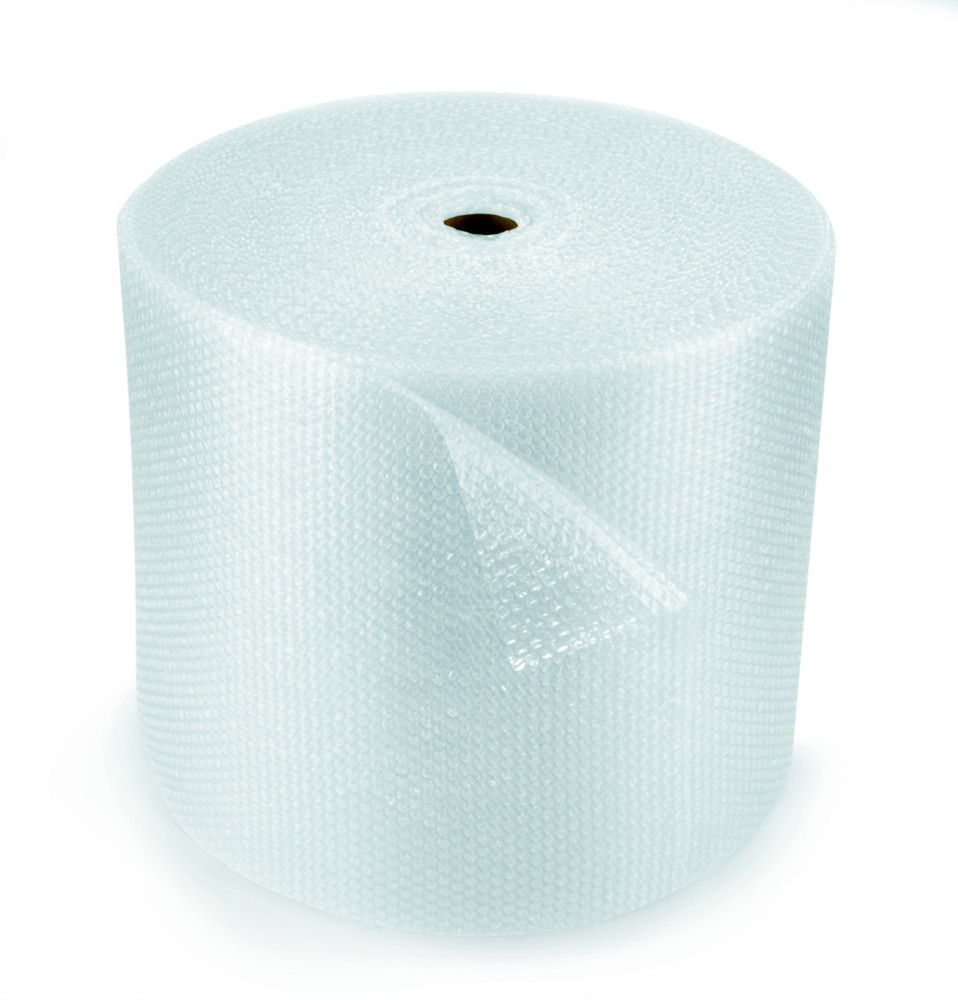 RAJA Film de protection  bulles d'air 10 mm - Rouleau l. 50 cm x L. 100 m - Transparent - Lot de 2