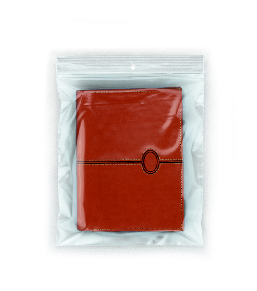 RAJA Sachet plastique  fermeture Zip - 15 x 18 cm - Epaisseur 50 microns - Transparent - Carton de 1000
