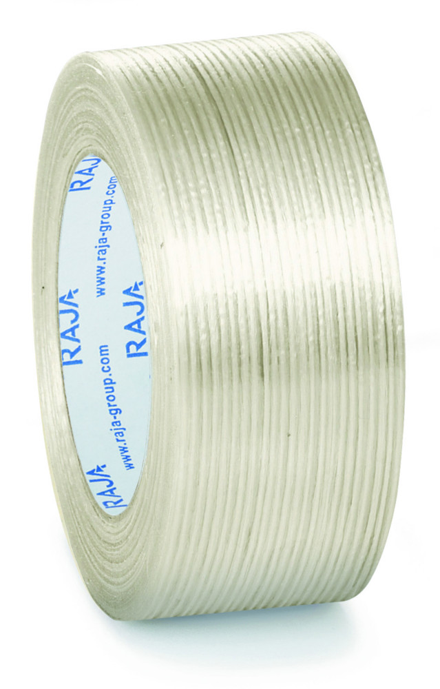 RAJA Ruban adhsif arm d'emballage en polypropylne arm fil  fil 110 microns 50 mm x 50 m - Transparent  - lot de 6