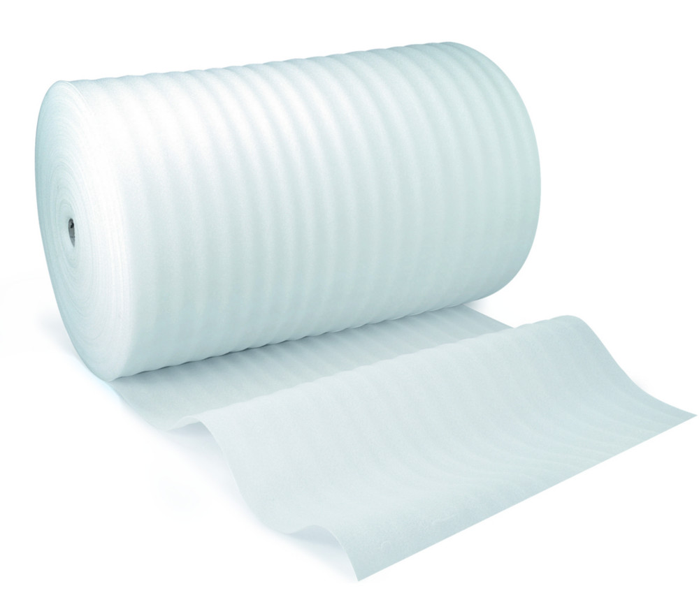 RAJA Film mousse polythylne - Rouleau l. 60 cm x L. 250 m - Transparent - Lot de 2