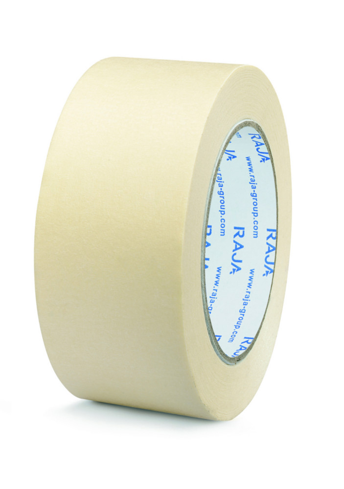 RAJA Ruban de masquage 50 mm x 50 m - Beige clair - Lot de 6