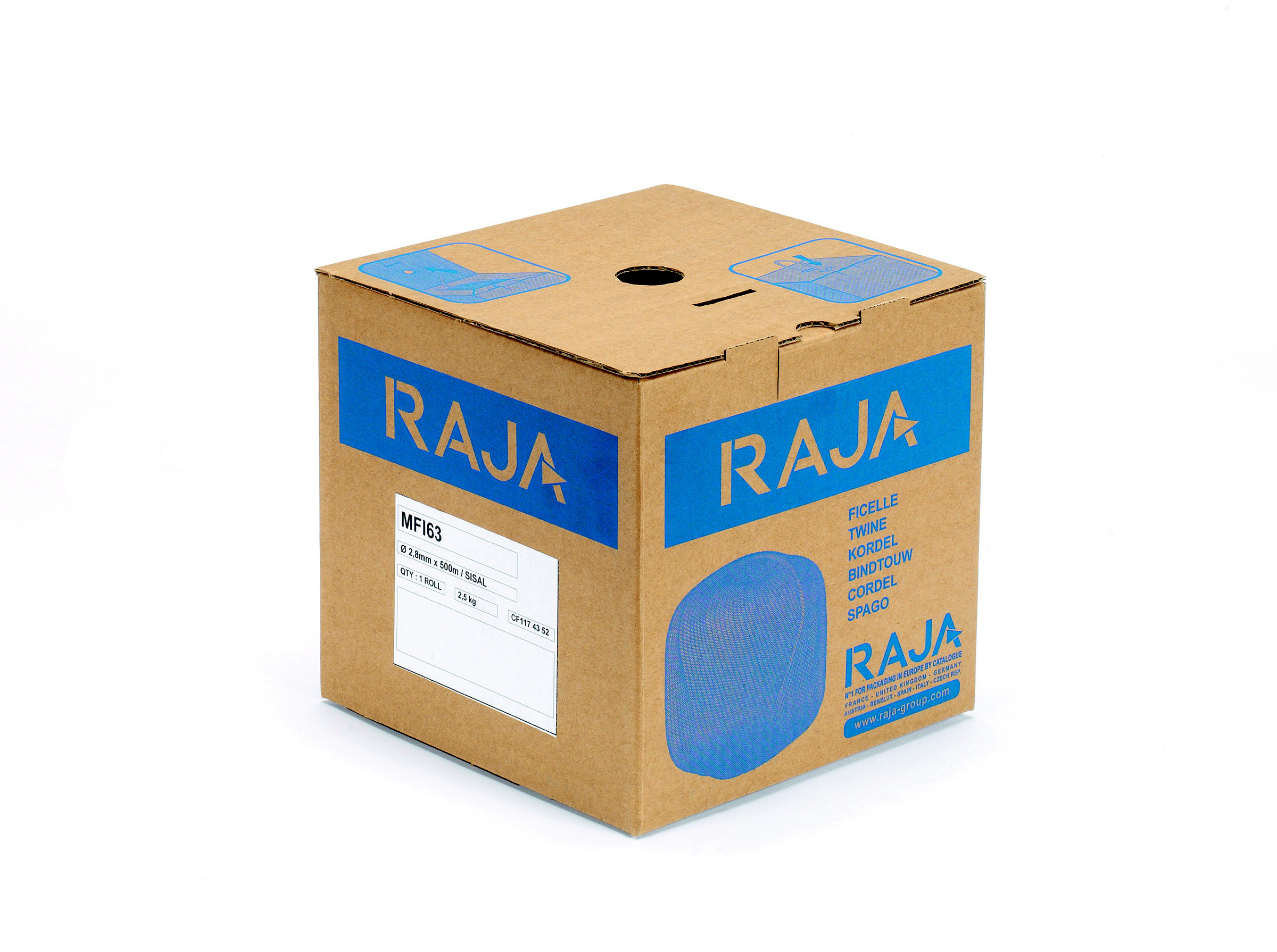 RAJA Ficelle sisal diamètre 2,8 mm - Bobine L. 425 m