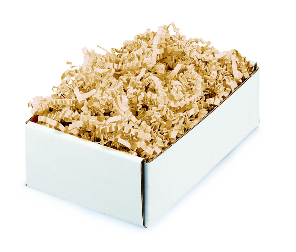 RAJA Frisure papier kraft Ivoire particules de calage - Bote de 5 kg