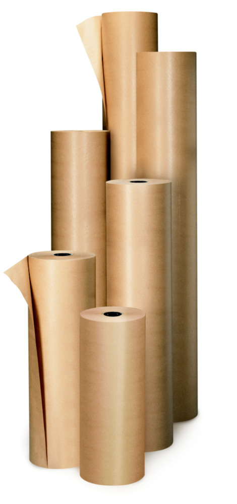 Papier kraft naturel 70 g/m en rouleau 1 m x 100 m - Marron