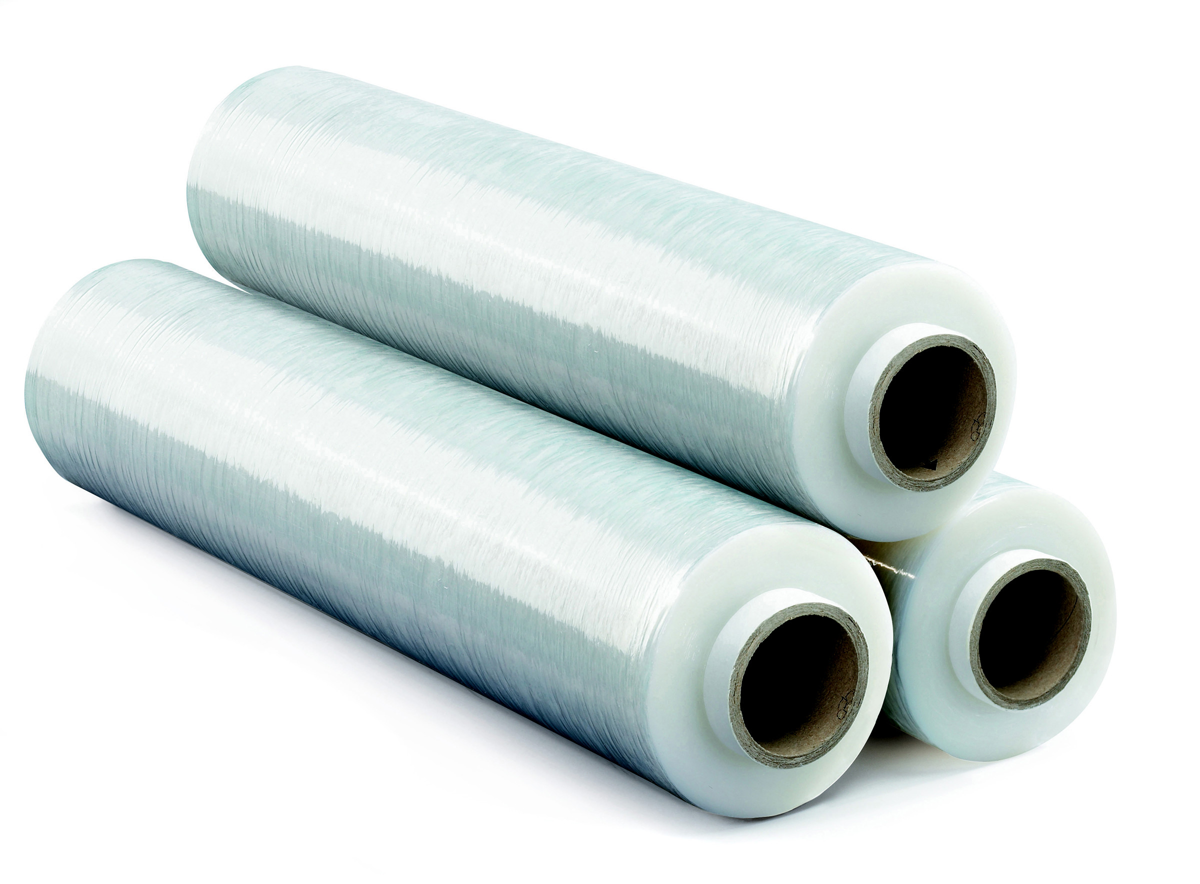 RAJA+Bobine+de+film+emballage+pre-etire+manuel+cast+-+43+cm+x+300+m+-+Epaisseur+8+microns+-+Transparent+-+Lot+de+6