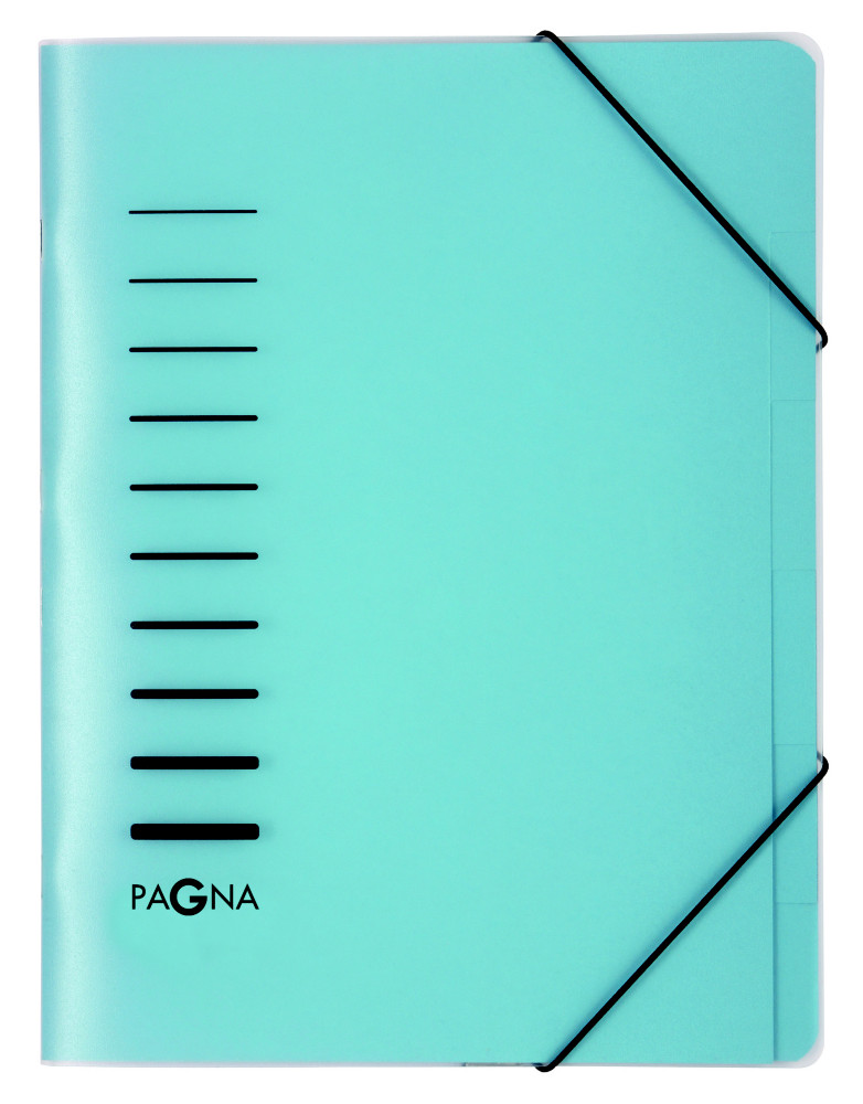 PAGNA Trieur  lastiques 6 divisions - Bleu