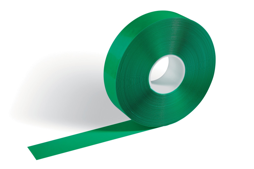 Durable Ruban adhsif permanent de marquage au sol - Antidrapant - 30 m x 50 mm - Vert