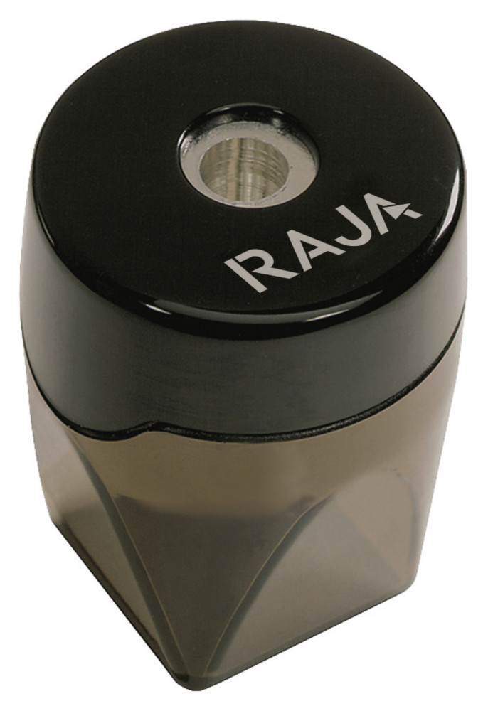 RAJA Taille-crayon plastique 1 trou avec rservoir