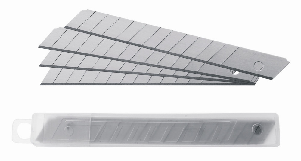 RAJA Lames de rechange pour cutter rtractable - Acier inoxydable 9 mm