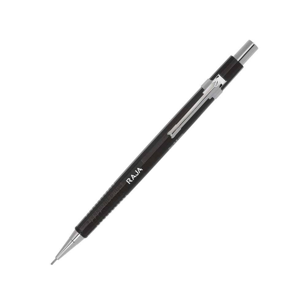 RAJA Porte-mines Tecnic HB de 0,5 mm - corps bleu avec zone de prhension