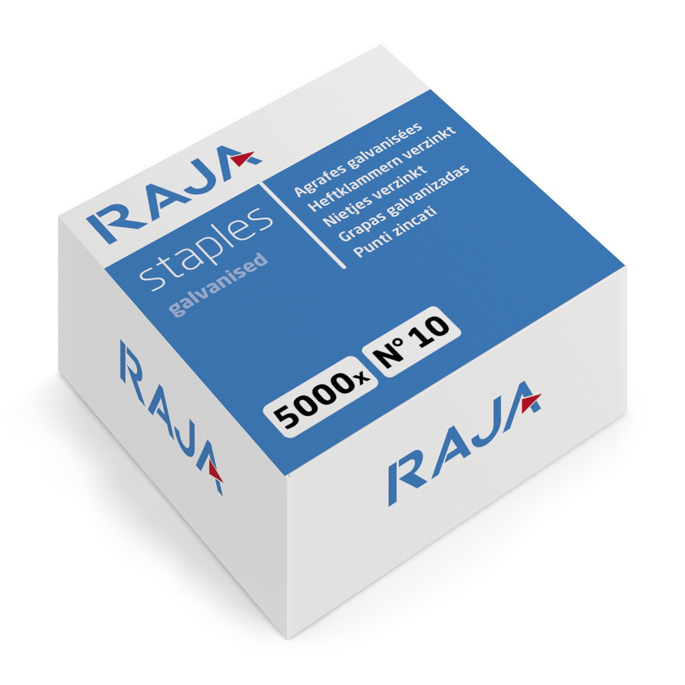 RAJA Agrafes n10 - Bote de 5000