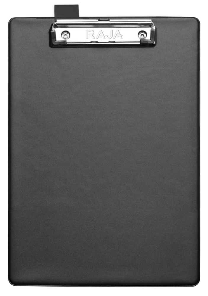 RAJA Porte-bloc en polypropylne pour bloc jusqu'au format 21 x 32 cm - Noir