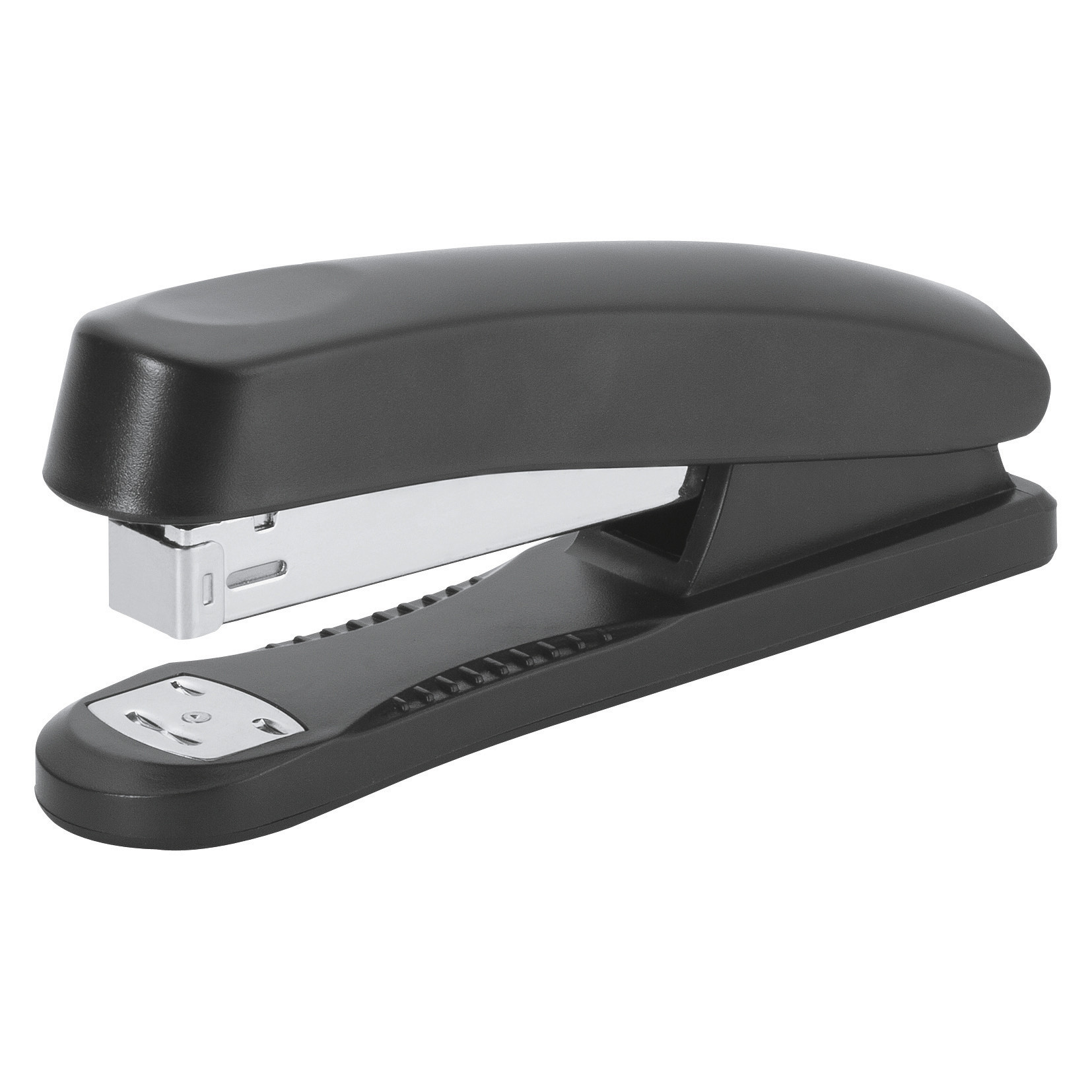 MONDOFFICE+Agrafeuse+de+bureau+en+ABS+-+Agrafes+24/6+et+26/6+-+Capacite+20+feuilles+-+Noir