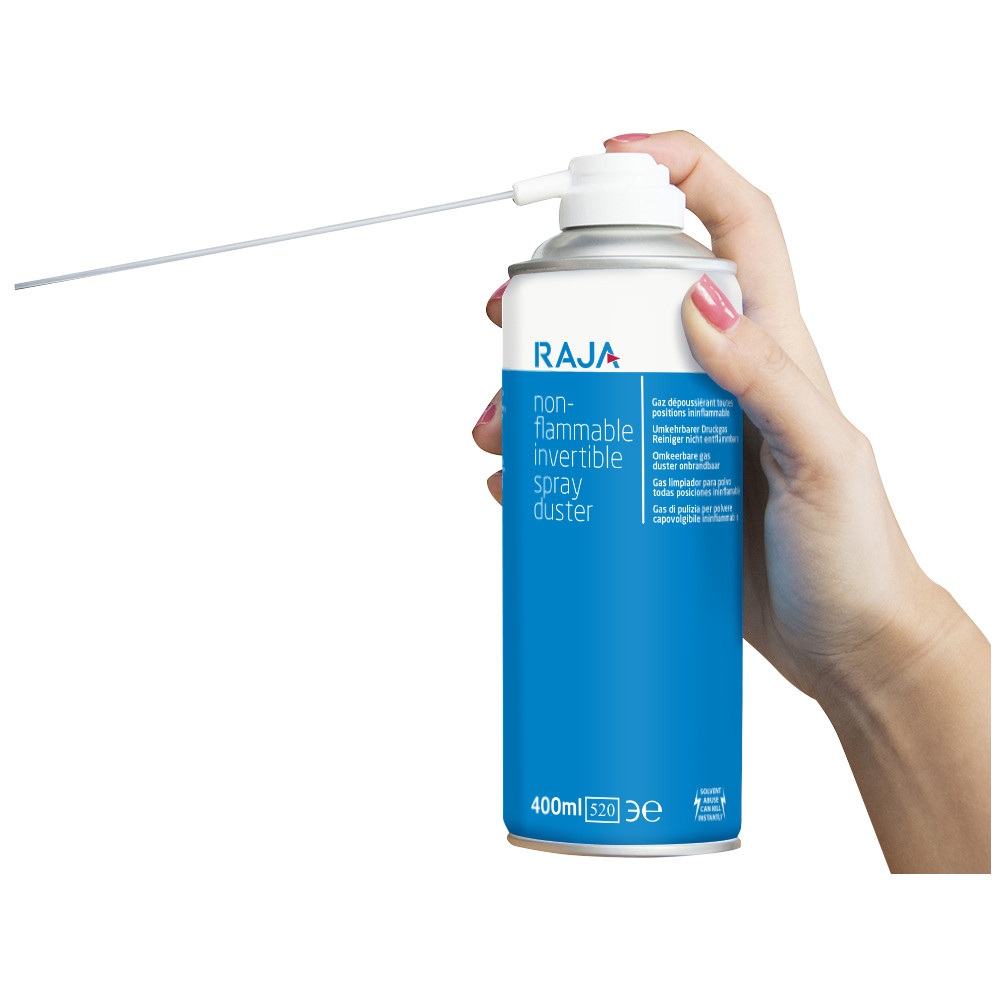 RAJA Arosol de dpoussirage toutes positions ininflammable - Spray 200 ml