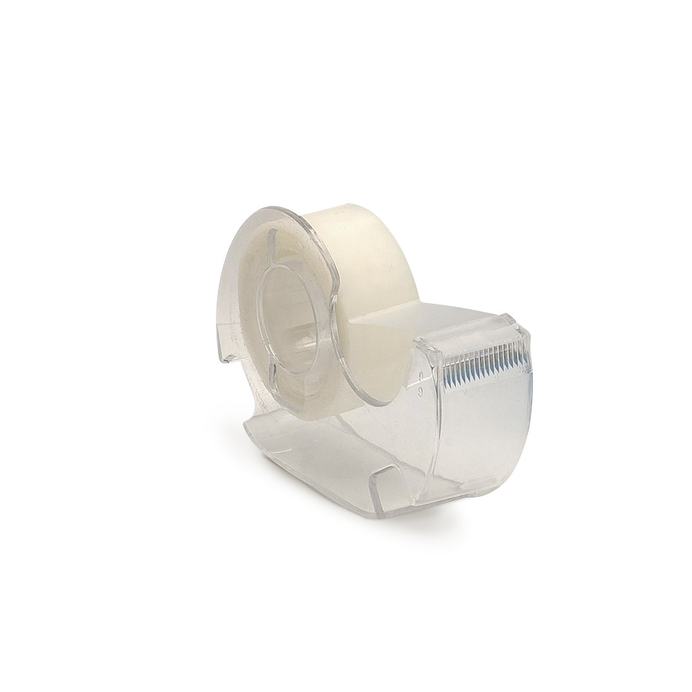 RAJA Ruban adhsif avec dvidoir escargot 12,7 m - Transparent