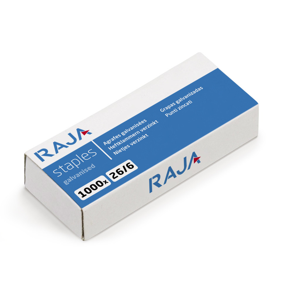 RAJA Agrafes  26/6 - Bote de 1000