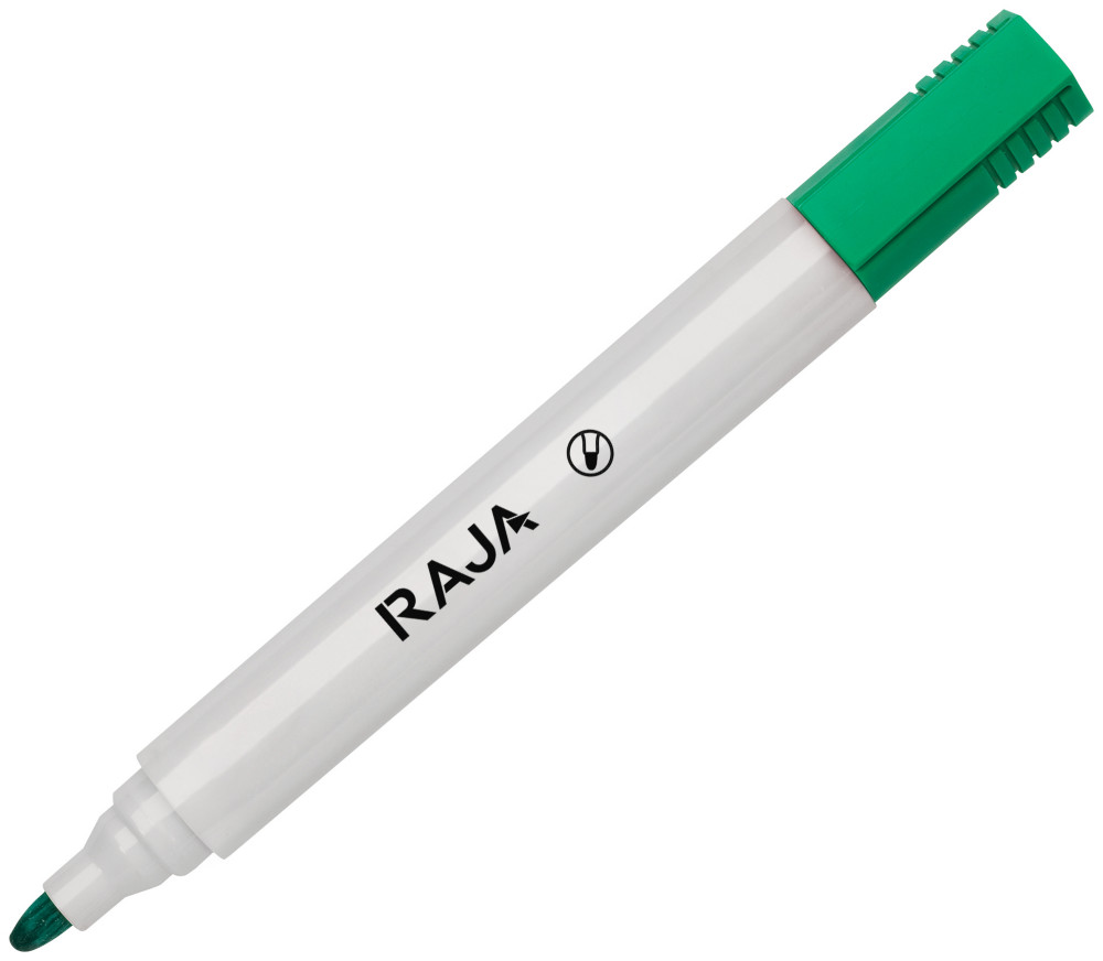 RAJA Marqueur effaable tableau blanc pointe ogive 1,5 - 3 mm vert