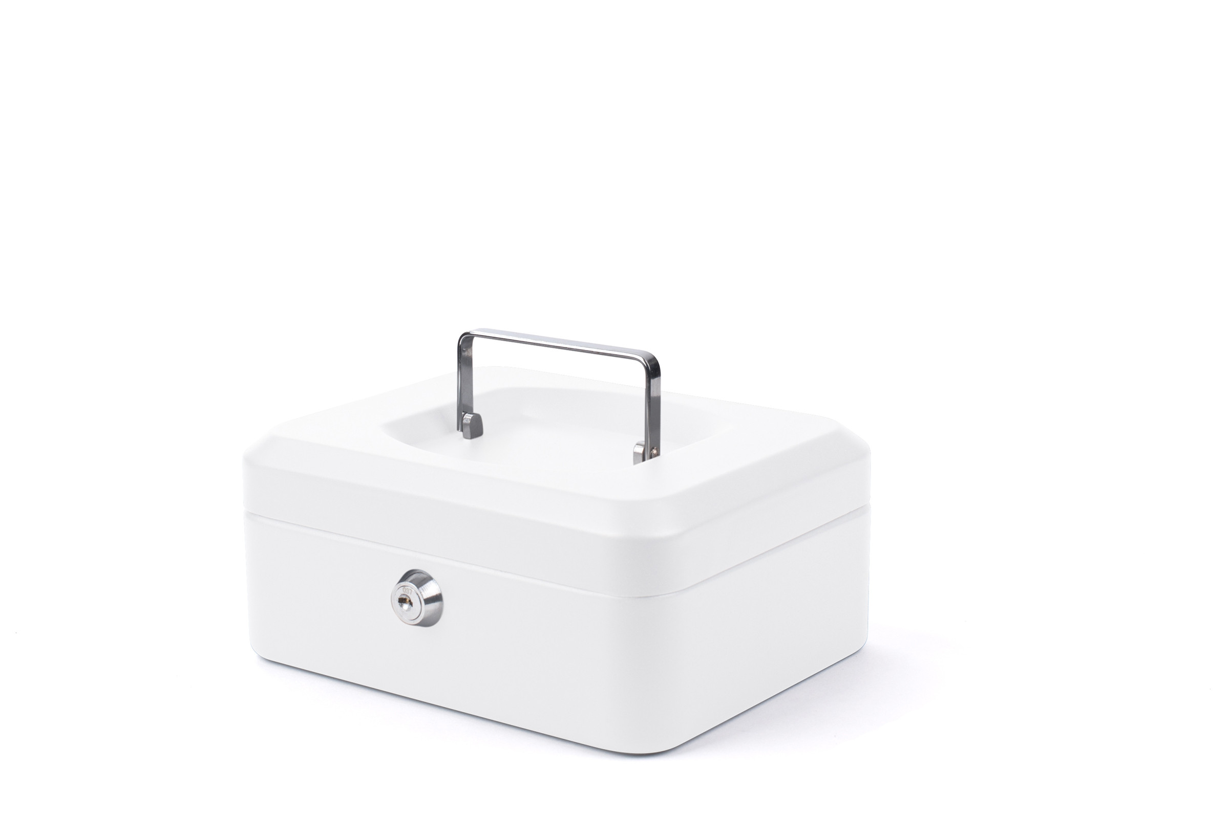MONDOFFICE Caissette à monnaie grand modèle L.30 x H.9 x P.24 cm -Blanc
