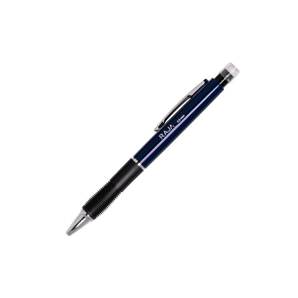 RAJA Porte-mines HB de 0,5 mm corps bleu avec grip de prhension